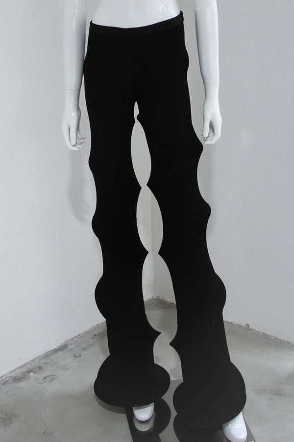 RUI spiral trousers RSS23KN02 ONYX black